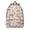 Fireman and Elephant, variant on Fireman and Bunting White Pattern Backpack for School, Cute School Bag with Adjustable Shoulder Straps and Padded Back, 15.7"x11.8"x5.5"
