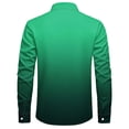 thumbnail image 5 of Hurxie Mens Shirts Button Down Long Sleeve Work Shirt Mens Casual Cowboy Cut Shirts with Two Pockets Green,XL, 5 of 7