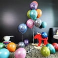 thumbnail image 4 of 50 Piezas Globos de Látex Metálicos 10 Pulgadas, Perla Metal Brillantes Cromados Espesos para Decoración Fiestas, Plateado, 4 of 5