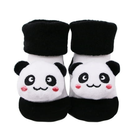 

Hunpta Toddler Socks Baby Infant Socks Newborn Cotton Boys Girls Anti-slip Socks Cartoon Bell Socks