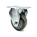 thumbnail image 3 of Polyurethane Top Plate Rigid Caster with 3 Inch Gray Wheel - 300 lbs. Capacity Per Caster - Service Caster Brand, 3 of 4