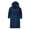 Dark Blue, variant on Men's Big & Tall Long Quilted Puffer Coat