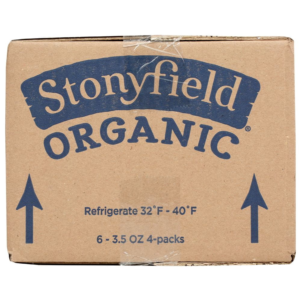 Stonyfield Yokids Organic Blueberry Low Fat Yogurt, 3.5 Ounce Pouch -- 24 per Case.