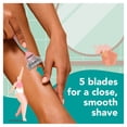 thumbnail image 4 of joy Female Razor Handle and 2 Blade Refill Cartridges, Color-changing, 4 of 9