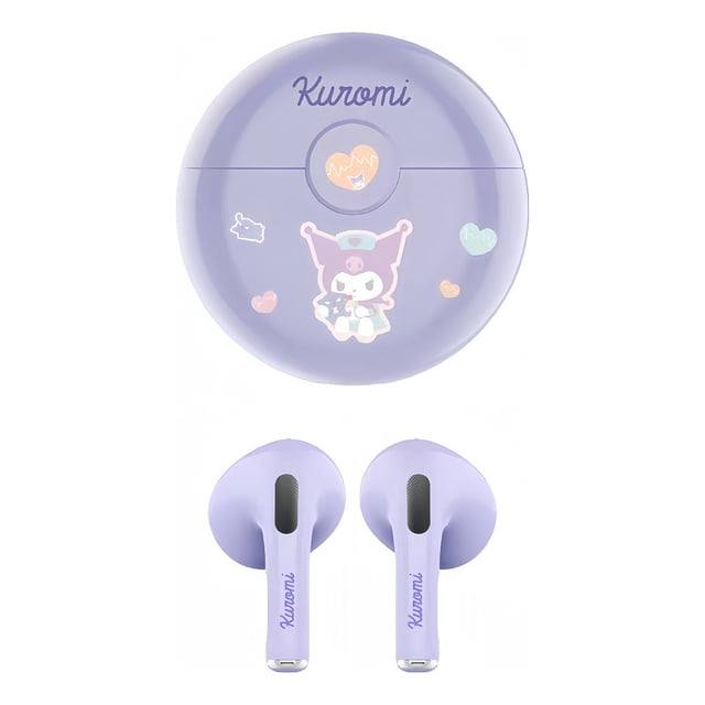 Miniso Sanrio Yp-19 Auriculares Inalámbricos Intrauditivos Color Kuromi