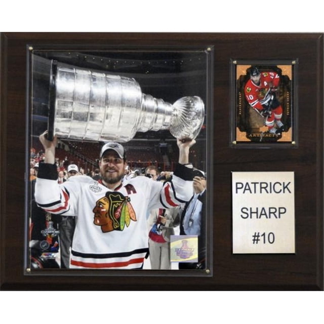 C & I Collectables 1215PSHARP NHL Patrick Sharp Chicago Blackhawks Player Plaque