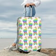 thumbnail image 3 of Lsque Rainbow Llama Printed Luggage Cover, Travel Luggage Protector,Scratch and Dirt Resistant, Fits 18-32 Inch Luggage - Large, 3 of 9
