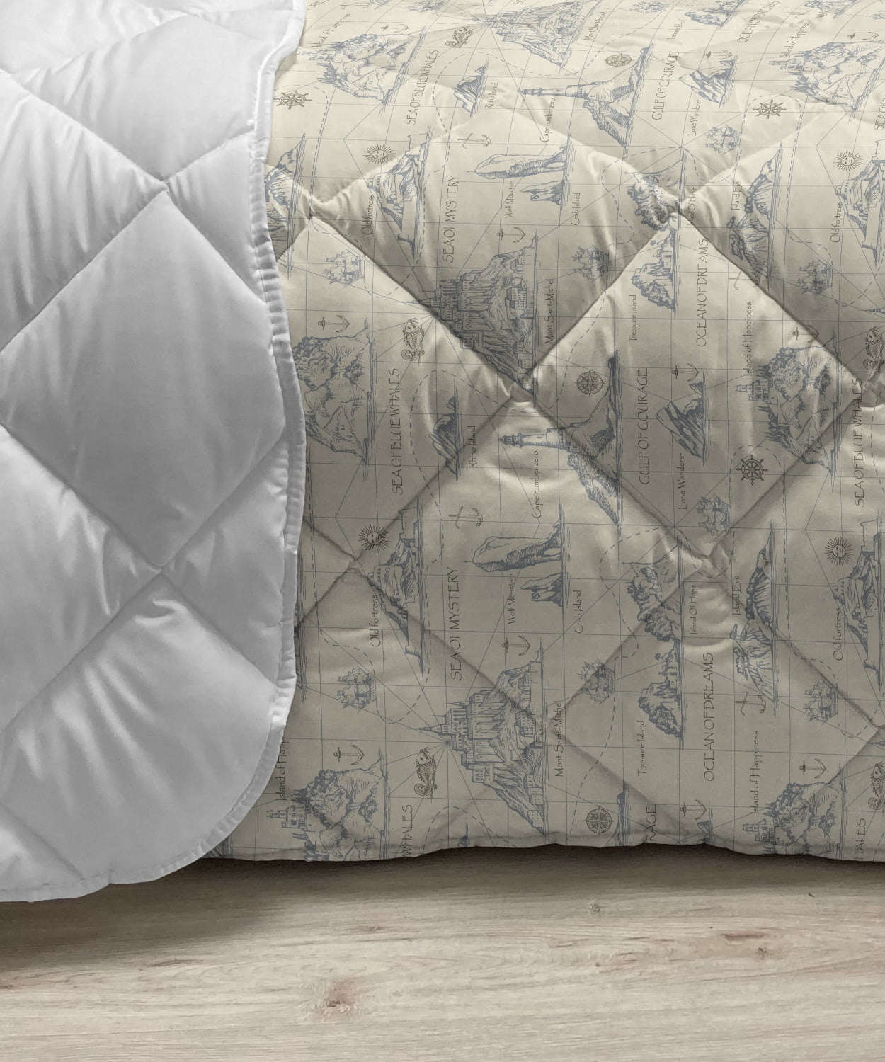 Vintage Cartography Down Alternative