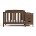 thumbnail image 2 of Graco Benton 4-in-1 Convertible Baby Crib and Changer, Hazelnut, 2 of 13
