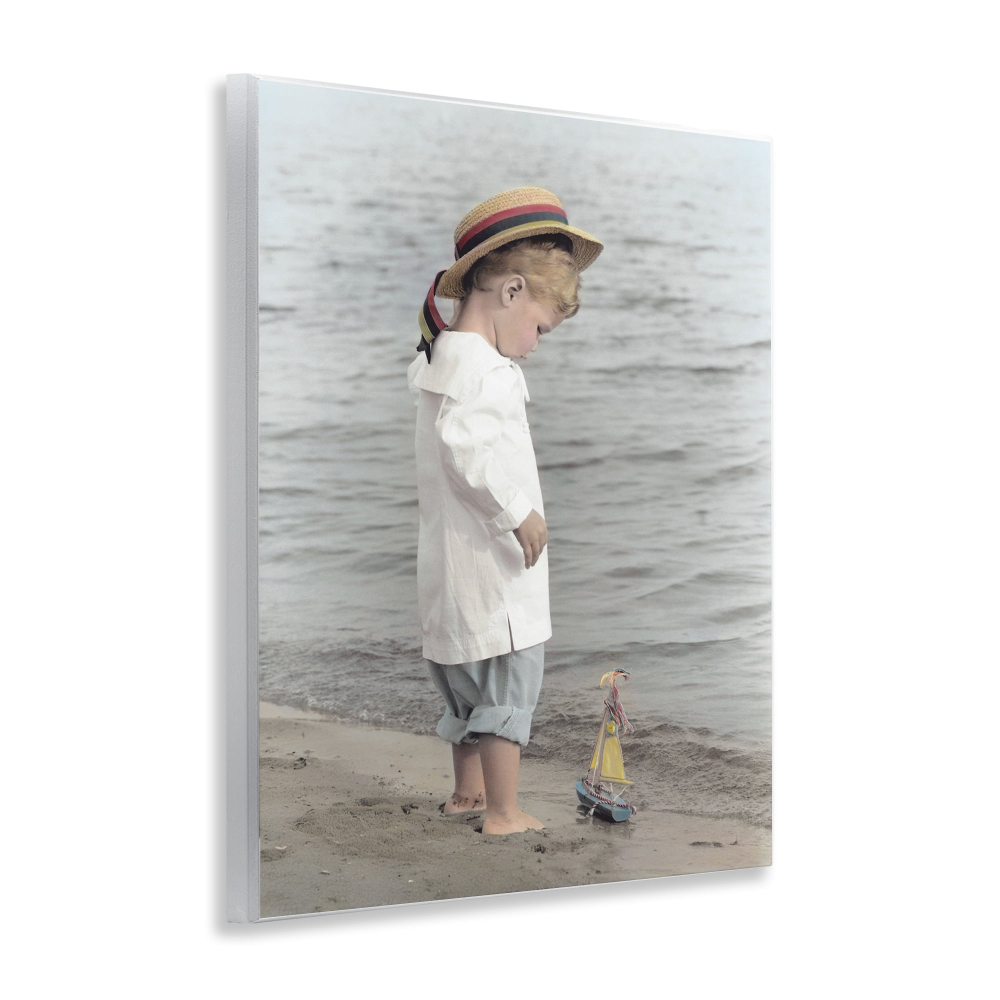 Stupell Industries Child on Beach Shore Wall Plaque Art, design by Kendra Dew