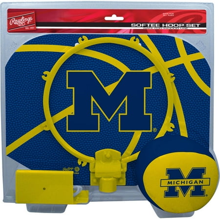 - Rawlings NCAA Slam Dunk Softee Hoop Set University Of Michigan Wolverines