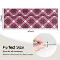 thumbnail image 5 of Red Blue White Star Plaid Checkered Pattern Kitchen Rug Mat,Kitchen Runner Rugs Non Skid Washable,Decorative Kitchen Floor Mats for Kitchen,Sink,Laundry,17"X47", 5 of 5