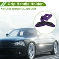 thumbnail image 3 of Mangos de agarre para barra de rodillo para Jeep Wrangler JL 2018-2024, soporte de mango de nylon púrpura, 1 pieza, 3 of 6