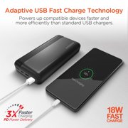 Hypergear 20000mAh 20W PD + USB Power Bank Black (15458-HYP)