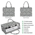 thumbnail image 1 of Large Capacity Tote Bag,Pixel Gray Camo Digital Pattern Handbag Fashion Luxury Tote Bag,15.7"x13"x 5.1" Inches,Laptop Compatible, 1 of 3