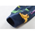 thumbnail image 7 of FEDPOP Toddler Boys Dinosaur Pajamas Bamboo Viscose Kids Long Sleeve Snug fit Pjs 2pcs Set 3T, 7 of 7