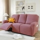 thumbnail image 1 of Xiao Hua Funda de sofá elástica con forma geométrica, color rosa, para mecedora reclinable, lavable, para sala de estar, 3 plazas, 1 of 4