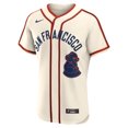 thumbnail image 2 of Men's Nike Jung Hoo Lee Cream San Francisco Giants 2024 Rickwood Classic Authentic Player Jersey, 2 of 3