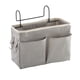 thumbnail image 2 of sweethay Bolsa de almacenamiento para cabecera de cama nórdica, cesta de cama de lino y algodón, organizador colgante para dormitorio, litera, Almacenamiento y organización del hogar Gris sweethay HA001656-01, 2 of 6