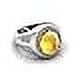 thumbnail image 3 of Pukhraj Ring 12.25 Ratti 12.00 Carat Certified Aaa++ Quality Natural Yellow Sapphire Pukhraj Gemstone Ring For Men And Women'S-B0CV1Q, 3 of 4