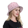 thumbnail image 5 of Fotbe Hand Drawn Strawberry Sombrero Tipo Pescador con Estampado – Sombrero de Sol de Algodón de Moda para Playa, Golf, Pesca, 5 of 5