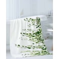 thumbnail image 3 of Green Eucalyptus Leaves Bath Towels for Bathroom Set,Luxury Microfiber Towels Gifts for Women,Beach Kitchen Hand Hair Face Towel and Dish Washcloth,Weeping Spring Botanical Summer Towels+Set, 3 of 7
