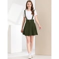thumbnail image 3 of Falda de Tirantes Allegra K Día de San Patricio Ejercito verde L, 3 of 5