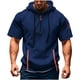 thumbnail image 2 of pstuiky camisetas para hombre, Camisa de verano de manga corta con botones y cuello alto para hombre camisas casuales para hombre xxl, 2 of 5