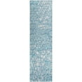 thumbnail image 2 of Addison Rugs Indoor/Outdoor Rylee Abstract Washable Rug 2'3" x 7'6" Runner - Blue, 2 of 5