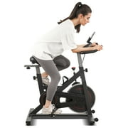 Naipo Exercise Bike Stationary Indoor Cycling Bike with 300 Lbs. Comfortable Seat Cushion for Home Cardio Workout