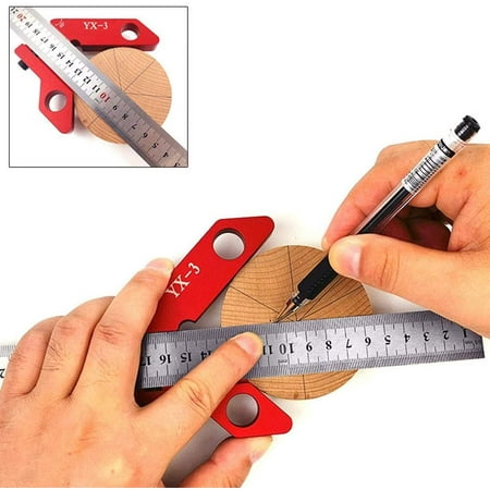 Practical Line Caliber Ruler, 45/90 Degree Center Line Scriber, for ...