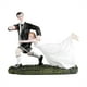 thumbnail image 1 of Decoración de pastel de boda, pareja de novia de baile romántico, figura de pareja de boda elegante y moderna, 1 of 8