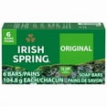 thumbnail image 1 of Irish Spring Original Clean Deodorant Bar Soap for Men, 104.7 g, 6 Pack, 6 Pack Cur, 1 of 5