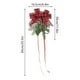 thumbnail image 3 of Christmas Forest Chair Back Flowers Red Bow Aisle Decoration Flowers Holiday Banquet Berry Needle Chair Tied Flowers, 3 of 6