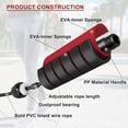 thumbnail image 3 of Red Skipping Rope Tangle-Free with Ball Bearings Jump Rope Adjustable and Memory Foam Handle Skipping Rope Ideal for Aerobic Exercise Fat Loss Workout, 3 of 5