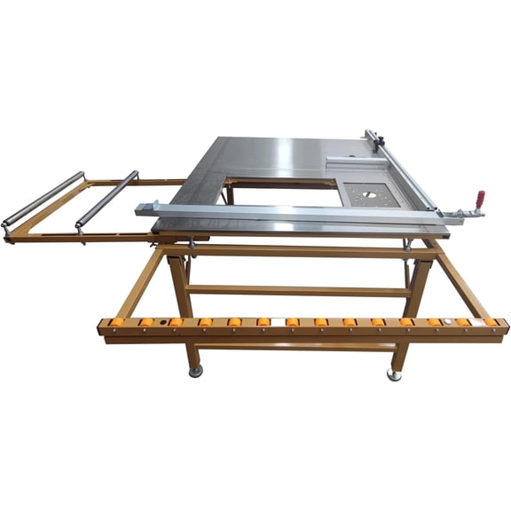 Portable Wood Cutting Table Saw 220V with 45° Diagonal Cutting