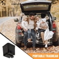 thumbnail image 6 of HAUSSIMPLE Mini Car Trash Can Garbage Bin Medium 2 Liters Plastic Spill-Proof with Mat Clip, 6 of 8