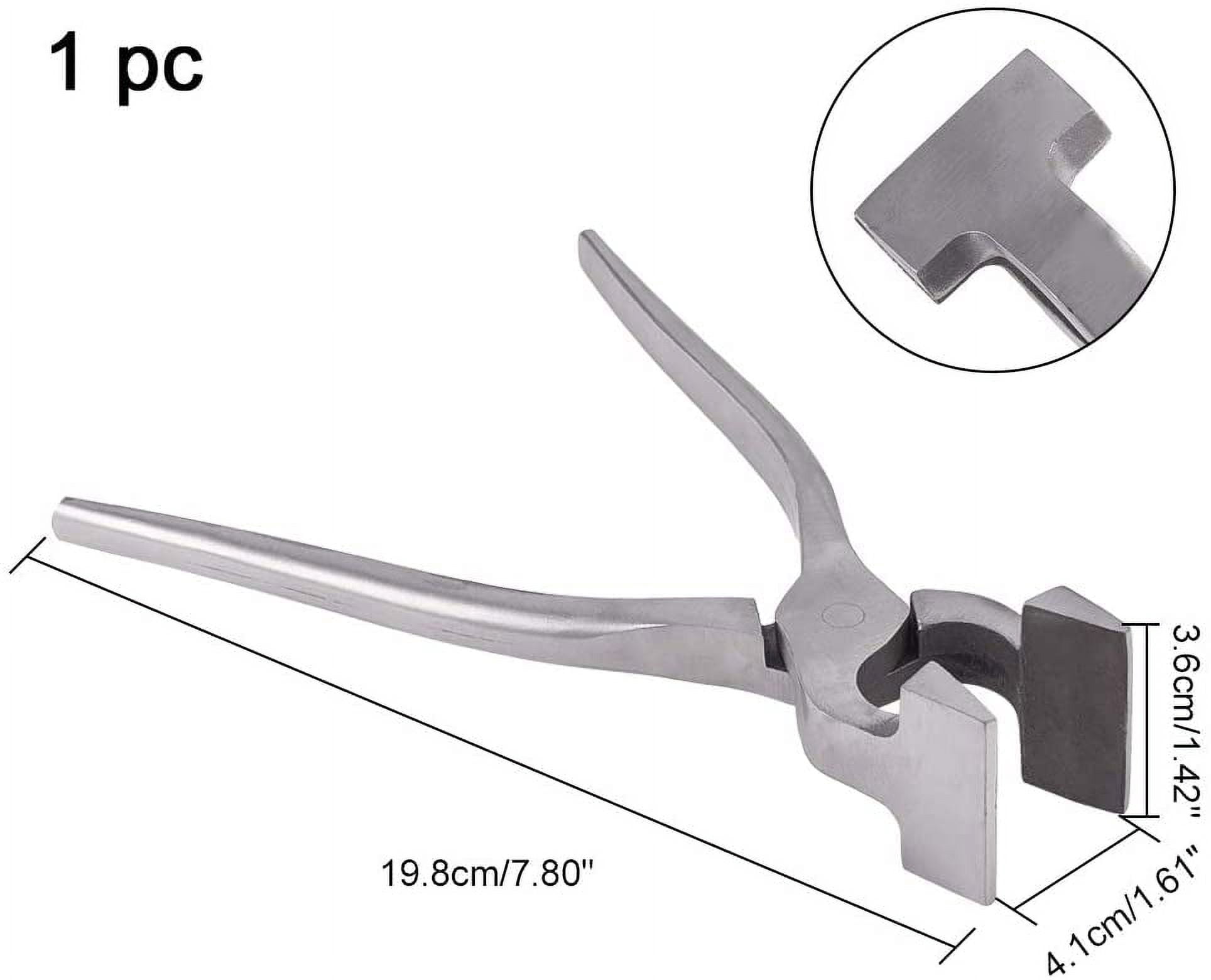 Leather Craft Flatten Pliers Straight Head Edge Adjustment Press Clamp Cutting Side Snips Flush Pliers Nipper for Belt and Bag