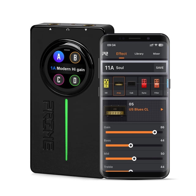 Procesador de Pedal Multi-Efectos MOOER P2 para Guitarra Eléctrica