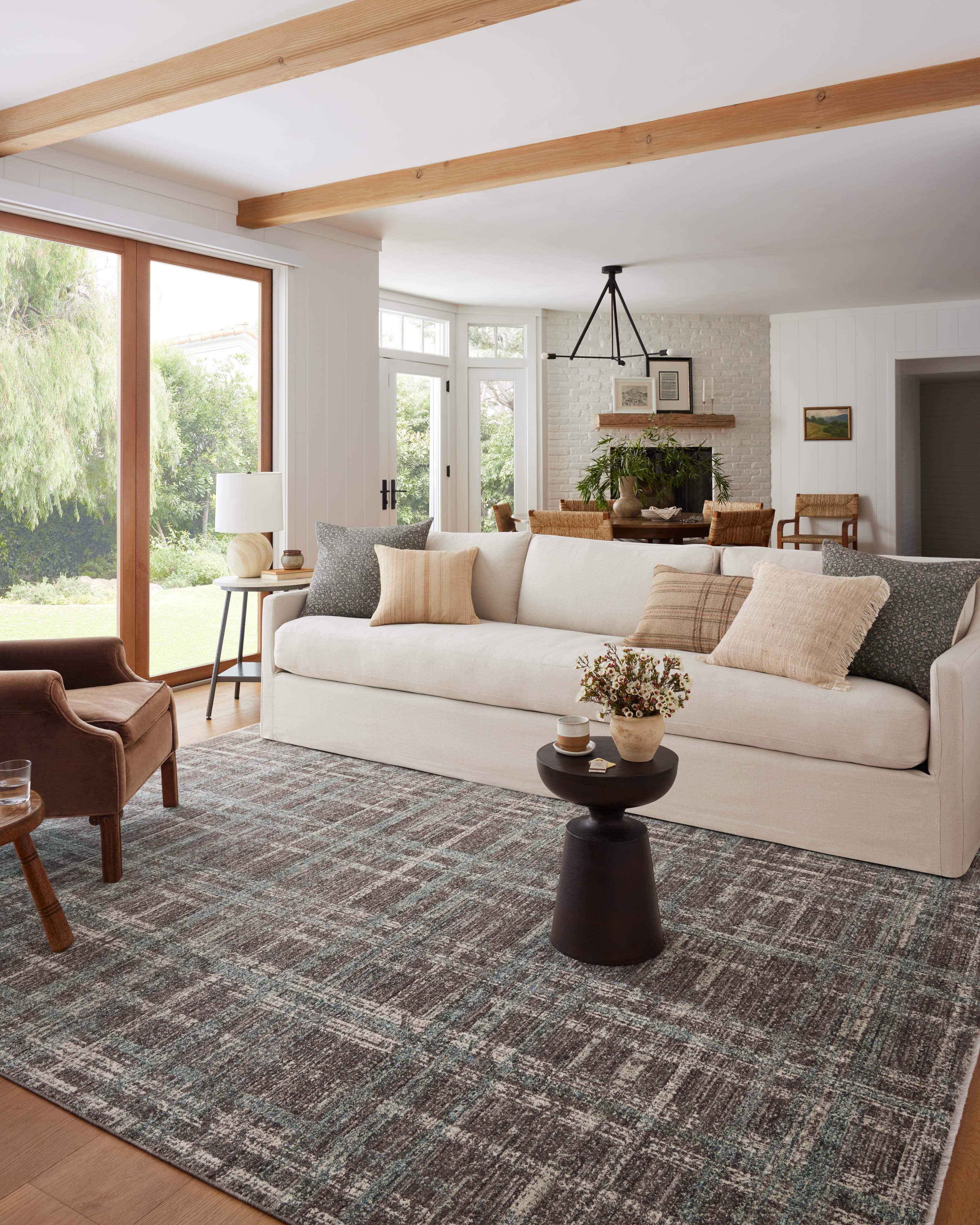 Angela Rose x Loloi Ember Espresso / Multi 7'-10" x 10' Area Rug