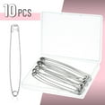 thumbnail image 2 of Mr. Pen- Safety Pins, 5 Inch, 10 Pack, Silver, Safety Pin, Safety Pins for Clothes, 2 of 8