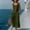 Army Green 12, variant on Karymi Summer Tops for Women 2025 2-Piece Outfit, Square Neck Sleeveless Button Front Tank Top   Elastic Waist Wide Leg Capri Pants, Summer Vacation Set Short Sleeve Shirts for Women