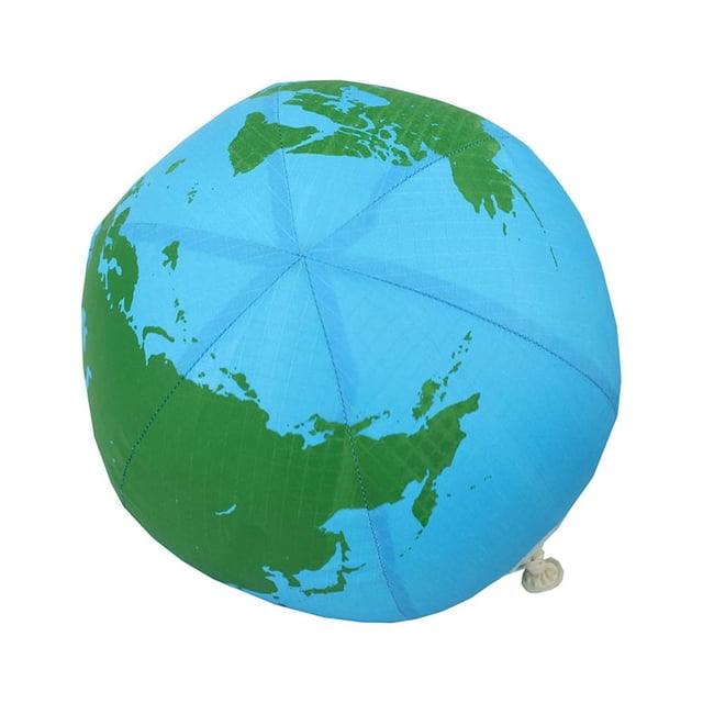 FONDOTIN Inflatable Ball 22x22x22cm 8.7x8.7x8.7in Multi Colored Portable Durable Elastic Soft Safe Toy For Children 1Pc