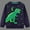 Stars dinosaur, variant on ATAIKU 2-7Y Kids Baby Boys Glow in the Dark Tops French Terry Sweatshirts Cotton Long Sleeve Crewneck Tops for Toddler Boy - Shark