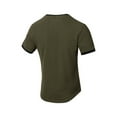 thumbnail image 3 of Chbgutlmr Summer Mens T-Shirts Short Sleeve Notched V Neck Loose Shirts Casual Striped Blouse Tops, 3 of 3