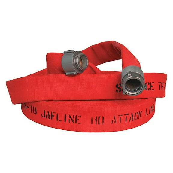 Kuriyama Fire Hose,50 ft,Red,Polyester G52H15HDR50P