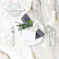 thumbnail image 2 of KitchenTrend Lucent 24 Piece Stainless Steel Flatware Set Service for 6 Silver, 2 of 9