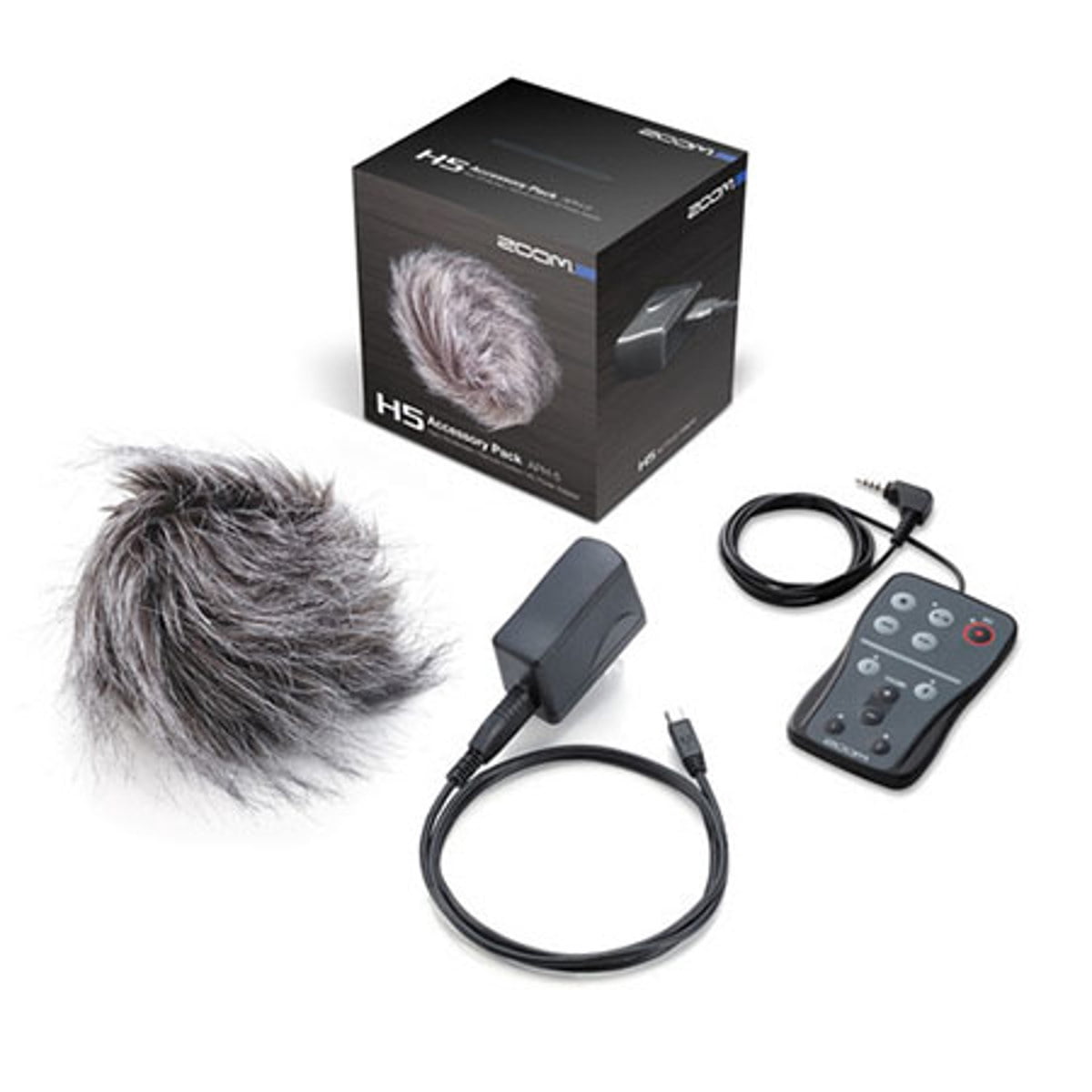Zoom ZH5 Recorder with Interchangeable Microphone System - Bundle With Zoom Accessory Pack for H5