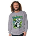 thumbnail image 3 of Popeye Characters Kanji Comic Panel Men's Crewneck Sweatshirt Brisco Brands S, 3 of 6