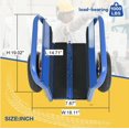 thumbnail image 2 of Heavy Duty Panel Dolly, Heavy Duty Granite Slab Dolly, 1000LBS Capacity Door Dolly Cart, for Heavy Drywall Sheet & Door Material (Blue), 2 of 8